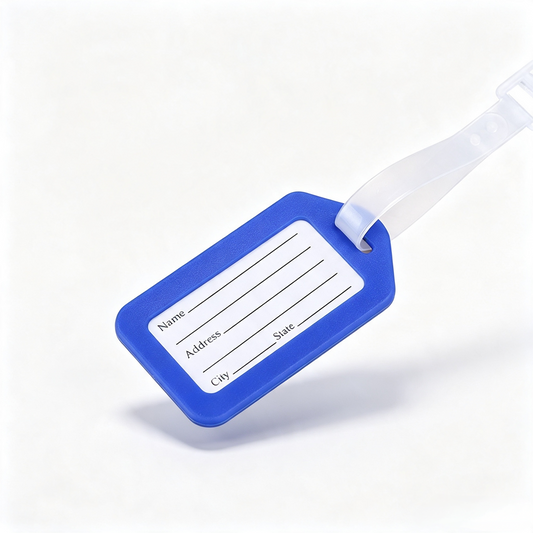 Blue Travel Luggage Tag