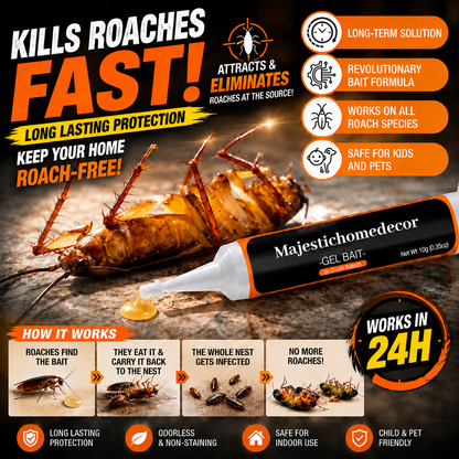 💥2026 Upgraded Formula Professional Cockroach Gel Bait – Eliminates Entire Nest