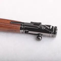 🖊100% Handmade Bolt Action Wooden Bullet PenTM | Crafted From Real Wood & Bullet Casing
