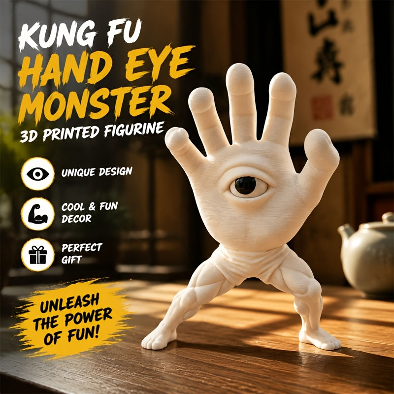 🔥Last Day: 50% OFF🔥 Kung Fu Hand Eye Monster | 3D Printed Quirky Desk Decor