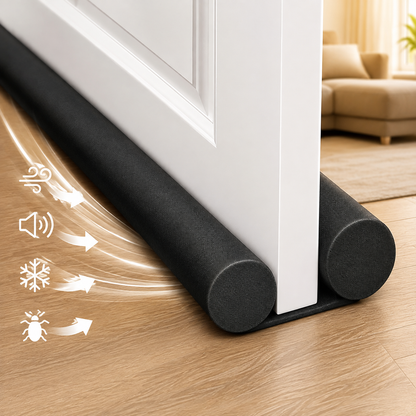 Adjustable Under Door Draft Stopper – Blocks Cold Air, Noise & Dust