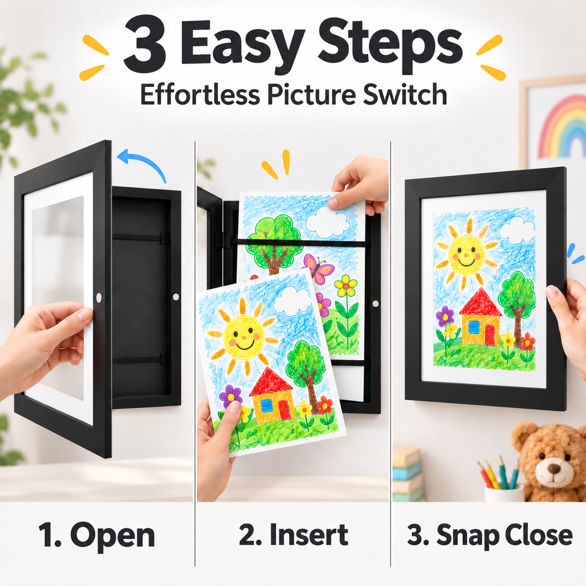 💥LAST DAY SALE 50%OFF 🖼️Children Art Projects Kids Art Frames - Buy 2 Get 10% OFF Extra
