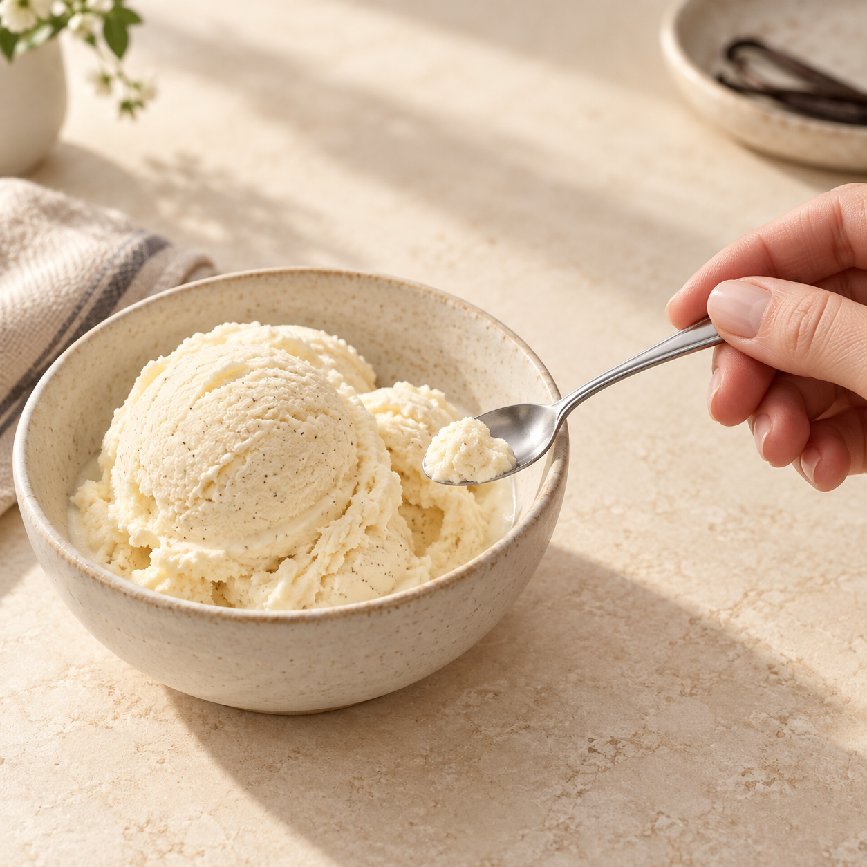 Small ordinary dessert spoon