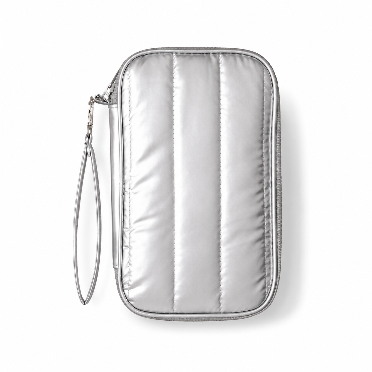 Silver Travel Accessory Organizer