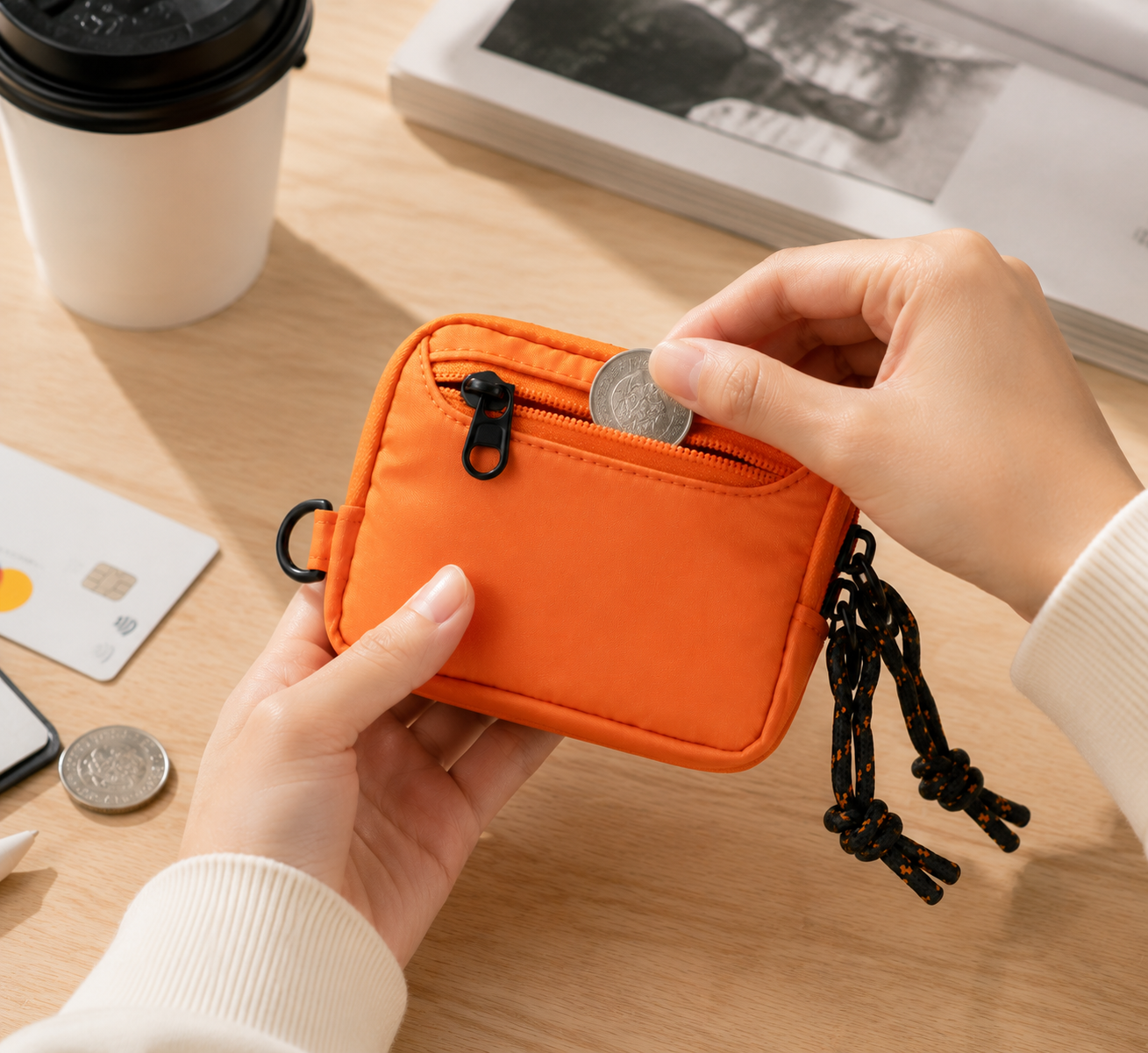 Orange Multi-Function Storage Case